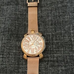 NWT GAGA MILANO WATCH, RARE AND STUNNING, 1.75” face Lady Gaga NEW, rose gold